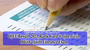 Odisha JEE Exam Result 2023