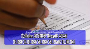Odisha SCERT Merit List 2023 Download