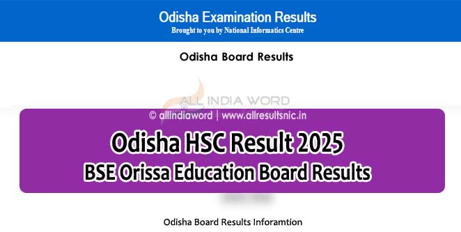 Odisha 10th Result 2025